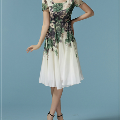 chiffon styles for slim ladies