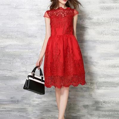 High-grade dress lace embroidery 