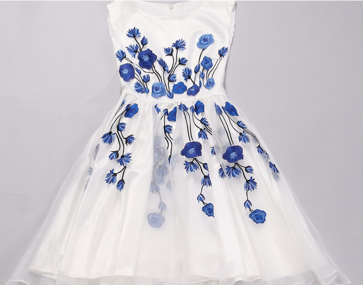 organza frock design for ladies