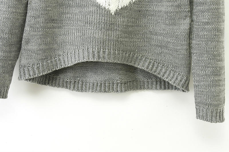 Heart-shaped Mohair Sweater on Luulla