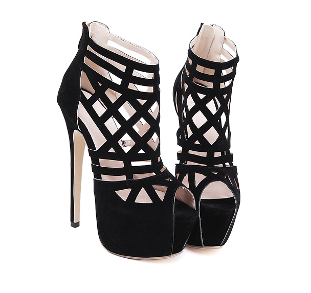 Super High Heels Club Peep Toe Highheeled Sandals on Luulla