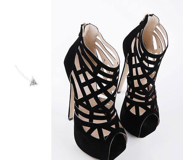 Super High Heels Club Peep Toe Highheeled Sandals on Luulla