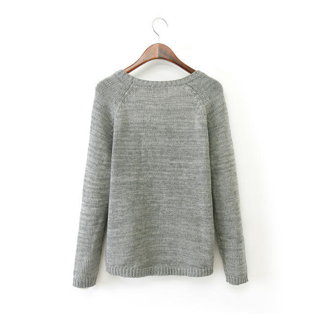 Love Round Neck Long-sleeved Sweater Pattern Sweater on Luulla